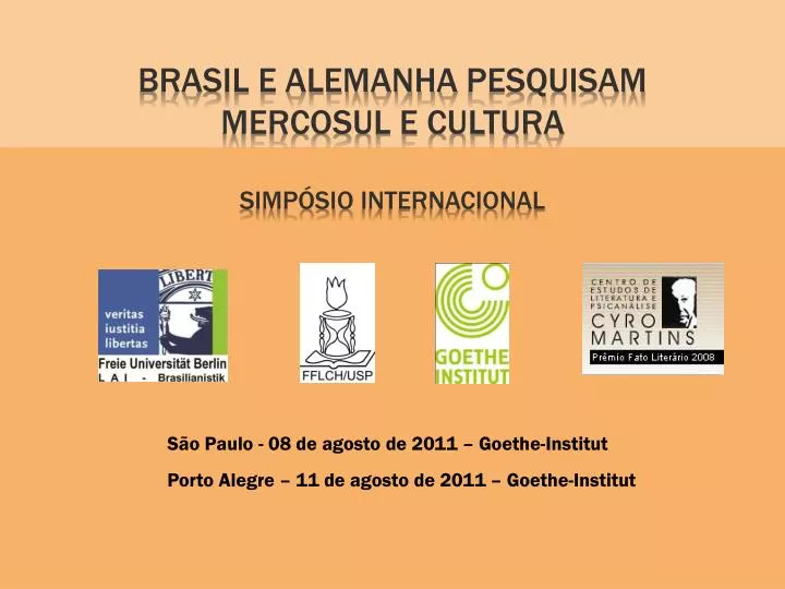 brasil e alemanha pesquisam mercosul e cultura simp sio internacional