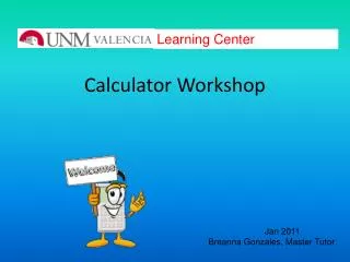 Calculator Workshop