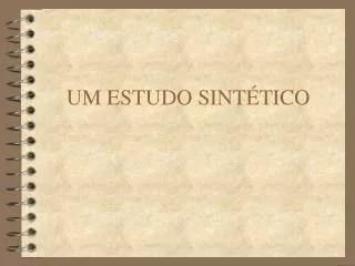 um estudo sint tico