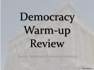Democracy Warm-up Review