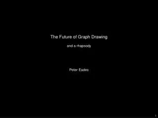The Future of Graph Drawing and a rhapsody