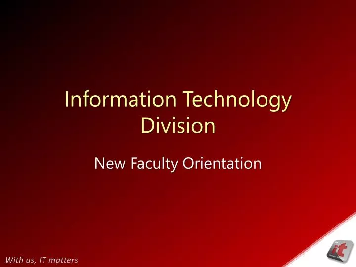 information technology division