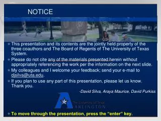 notice