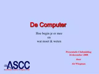 de computer