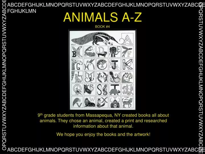 animals a z book 4