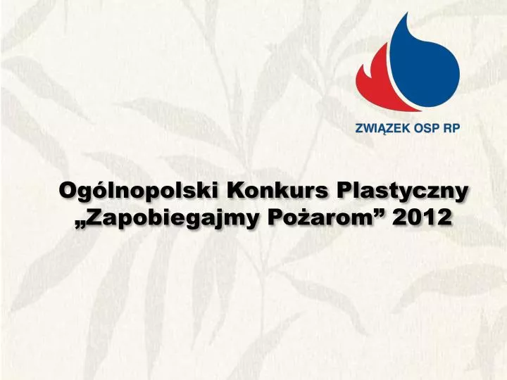 og lnopolski konkurs plastyczny zapobiegajmy po arom 2012
