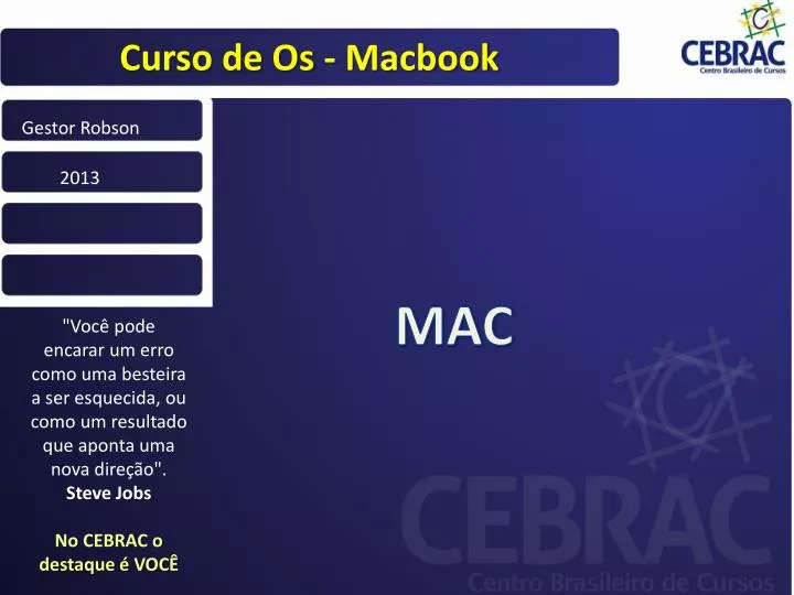 curso de os macbook
