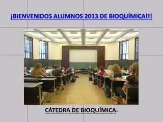 c tedra de bioqu mica