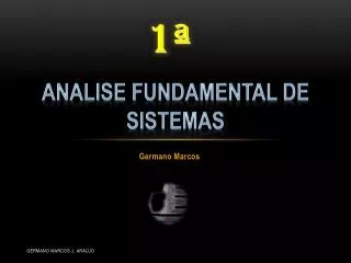 analise fundamental de sistemas
