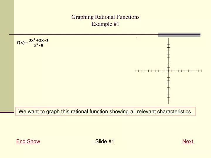 graphing rational functions example 1