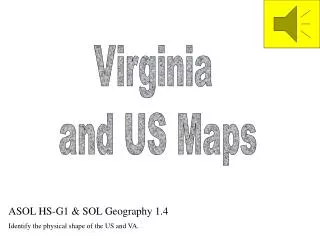 Virginia and US Maps