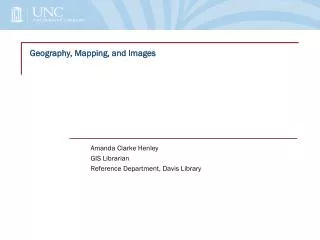 Geography, Mapping, and Images