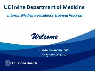 UC Irvine Department of Medicine