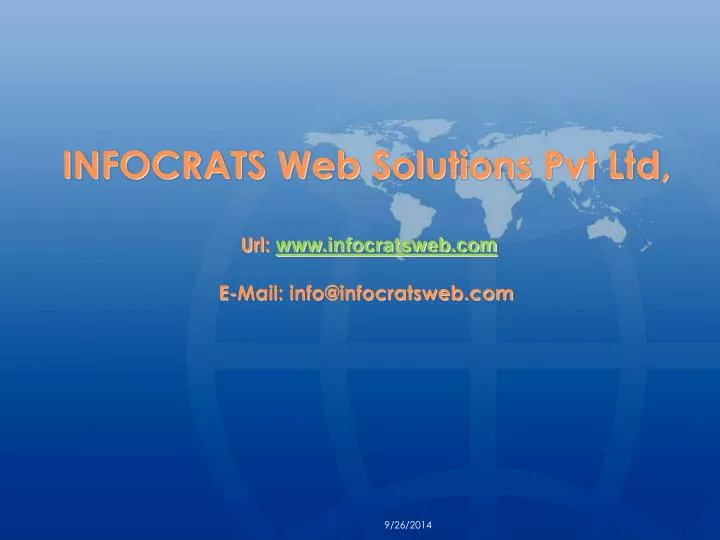 infocrats web solutions pvt ltd url www infocratsweb com e mail info@infocratsweb com