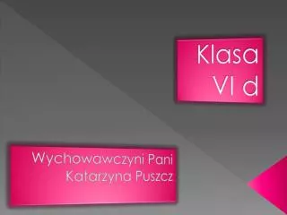 klasa vi d