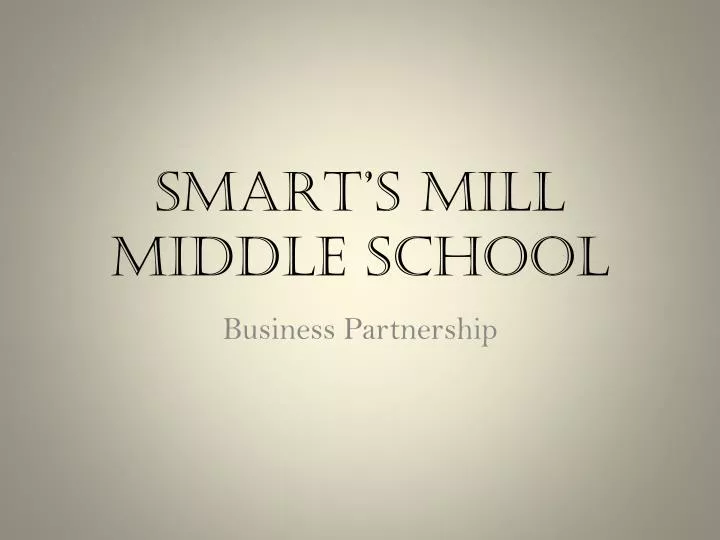 smart s mill middle school