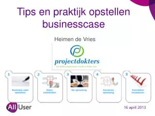 tips en praktijk opstellen businesscase