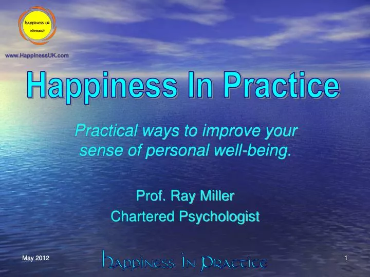 practical ways to improve your sense of personal well being prof ray miller chartered psychologist