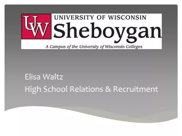 elisa waltz high school relations recruitment