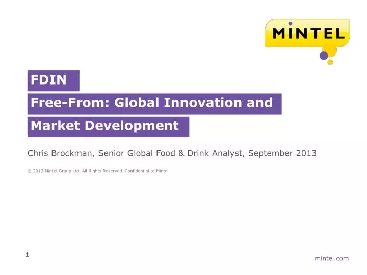 fdin free from global innovation and market development