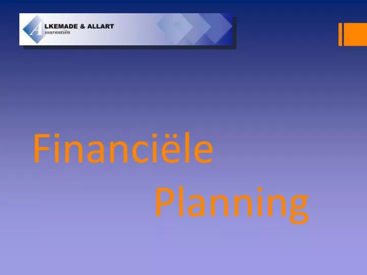 financi le planning