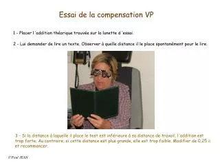 essai de la compensation vp