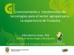 Alba Marina Cotes, PhD Centro de Biotecnología y Bioindustria - slide 1
