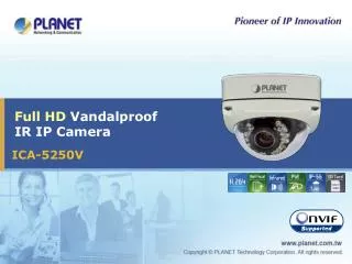 Full HD Vandalproof IR IP Camera