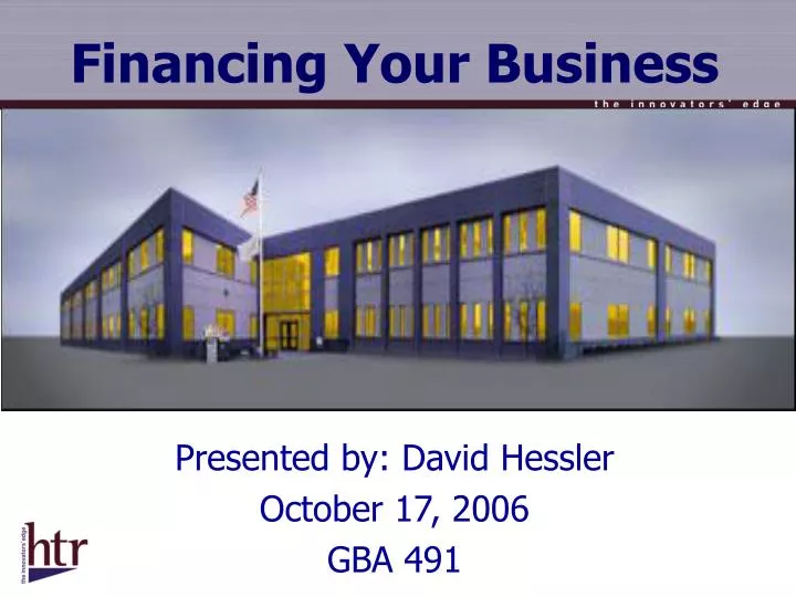 financing your business