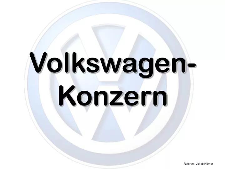 volkswagen konzern