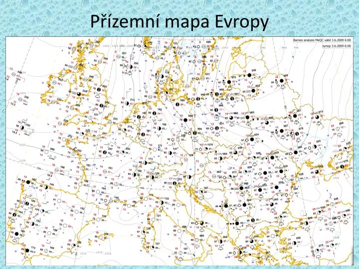 p zemn mapa evropy