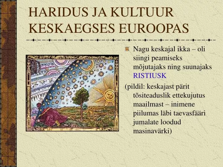 haridus ja kultuur keskaegses euroopas
