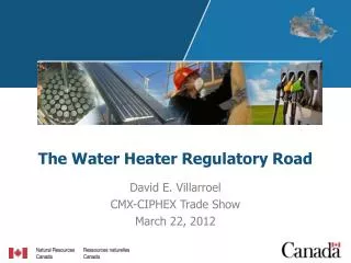 The Water Heater Regulatory Road