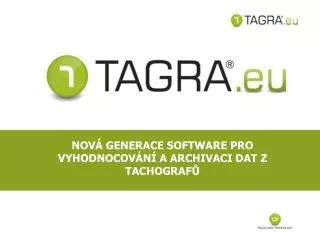 nov generace software pro vyhodnocov n a archivaci dat z tachograf