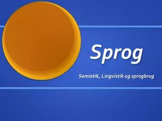sprog