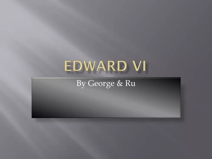 edward vi