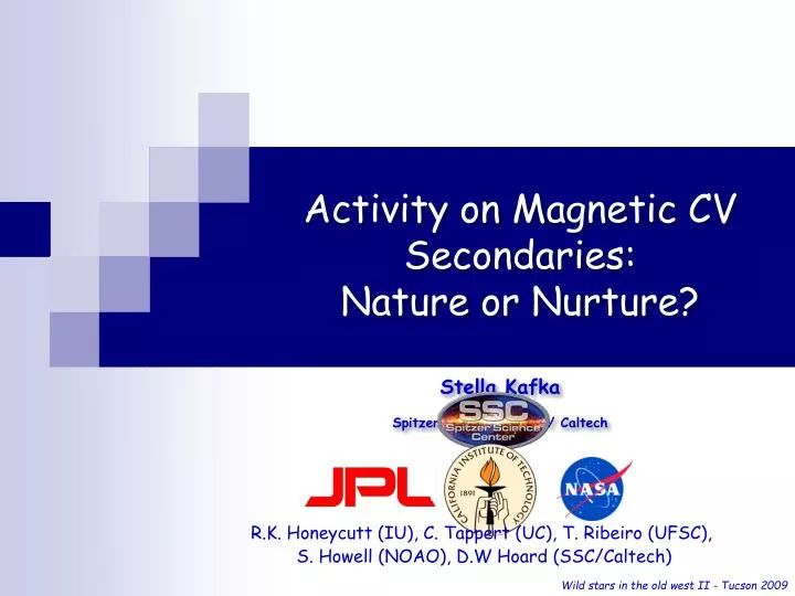activity on magnetic cv secondaries nature or nurture