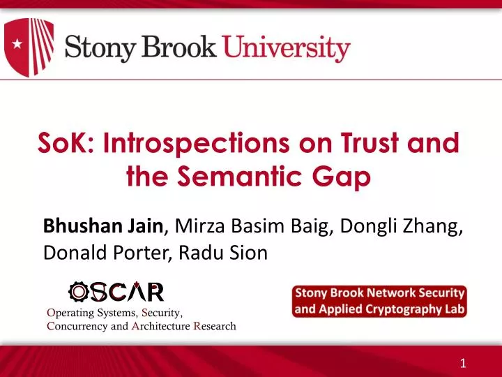 sok introspections on trust and the semantic gap