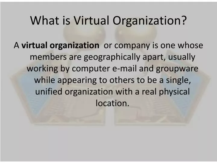 what is virtual organization