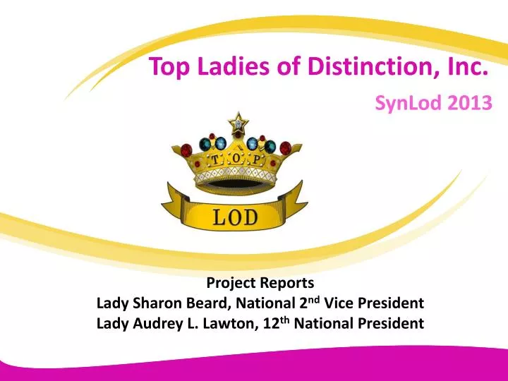 top ladies of distinction inc
