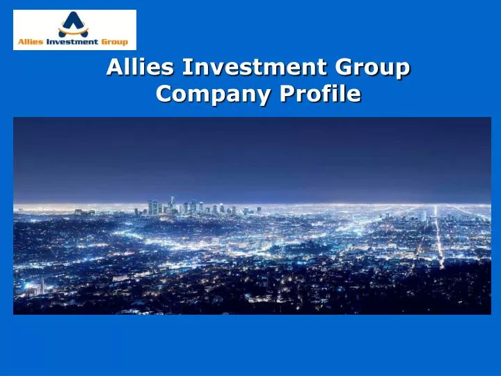 allies investment group company profile