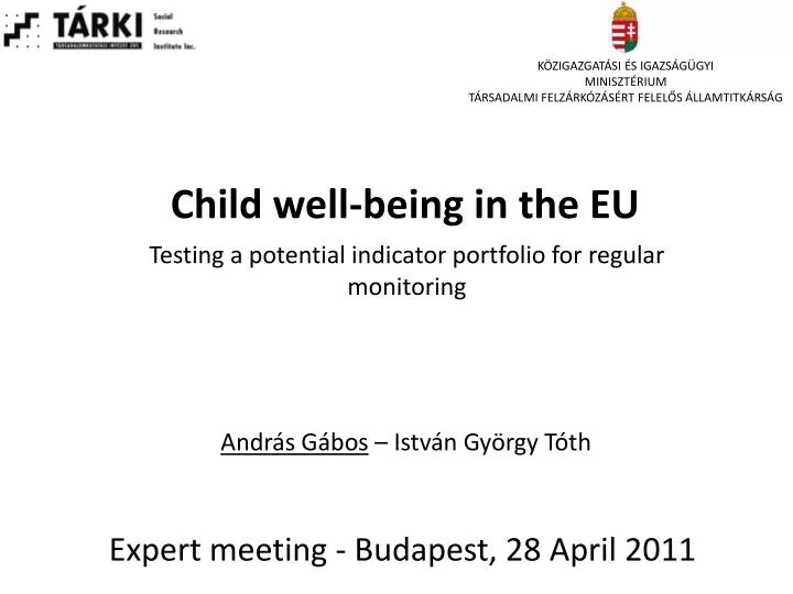 child well being in the eu