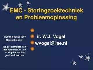 EMC - Storingzoektechniek en Probleemoplossing