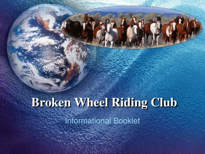 broken wheel riding club