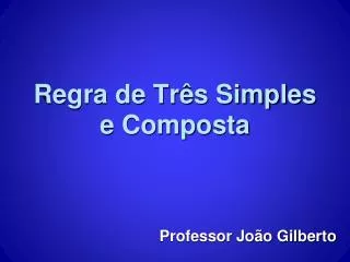 regra de tr s simples e composta