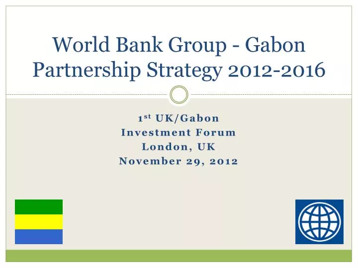 world bank group gabon partnership strategy 2012 2016