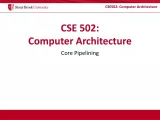 cse 502 computer architecture