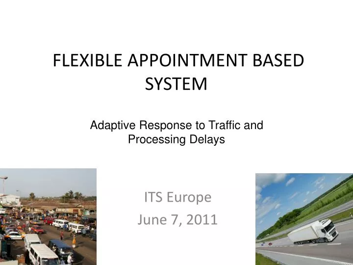 flexible appointment based system