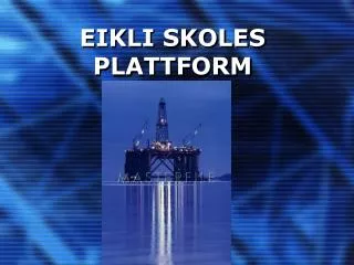 eikli skoles plattform