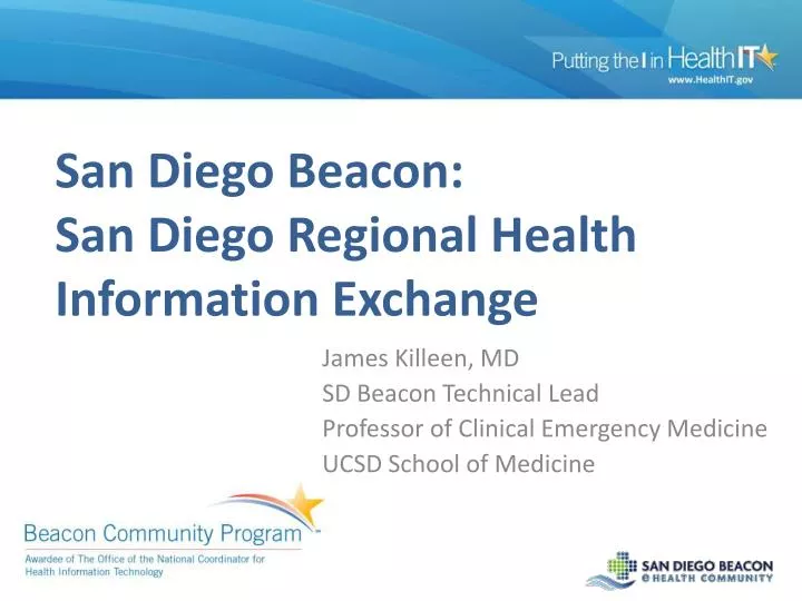 san diego beacon san diego regional health information exchange